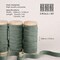 Dusty Green Velvet Ribbon Set 3/8"" x 15 Yards Wooden Spool Fabric Trim Eco-Friendly 3 Rolls * 5Yd for Christmas Wreath Decoration Handmade Craft Ornaments Gift Wrapping & Bow Making